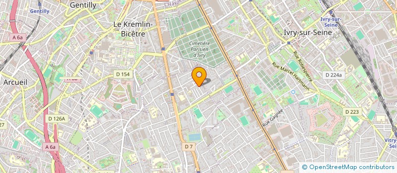 localisation de l'entreprise ZOCLIF  VILLEJUIF