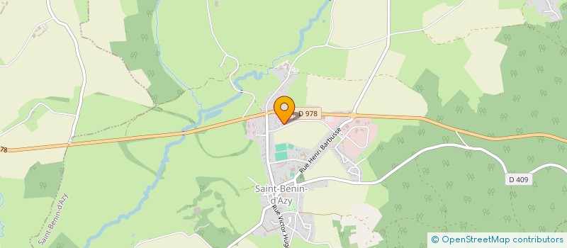 localisation de l'entreprise ZOCO  SAINT-BENIN-D'AZY