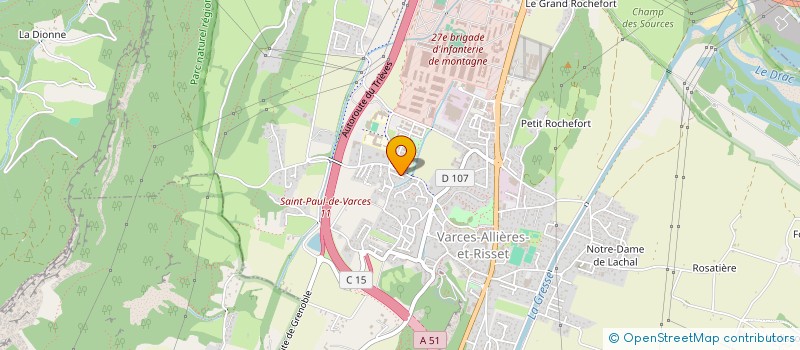 localisation de l'entreprise ZODAME à VARCES-ALLIERES-ET-RISSET