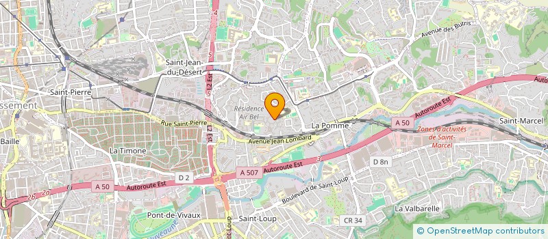 localisation de l'entreprise ZODIAC à MARSEILLE