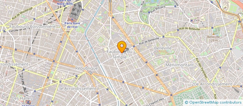 localisation de l'entreprise ZODIAK COURSES à PARIS 10