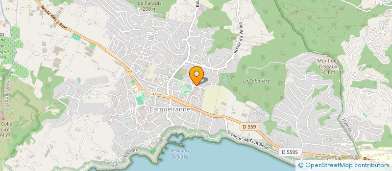 localisation de l'entreprise ZODIAQUE II à CARQUEIRANNE