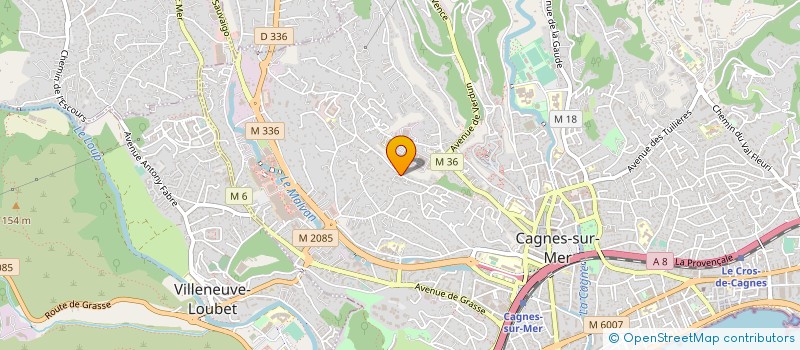localisation de l'entreprise ZOE  TOURRETTES-SUR-LOUP