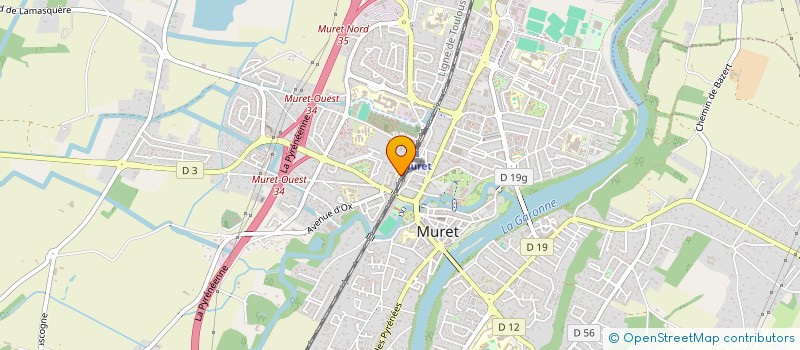 localisation de l'entreprise ZOE  MURET