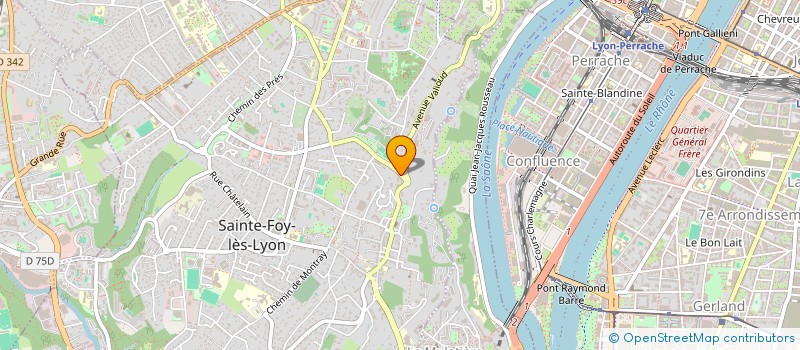 localisation de l'entreprise ZOE  SAINTE-FOY-LES-LYON