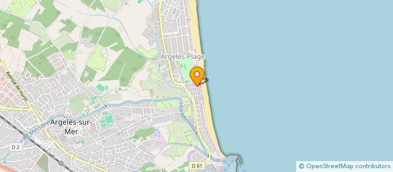 localisation de l'entreprise ZOE  ARGELES-SUR-MER