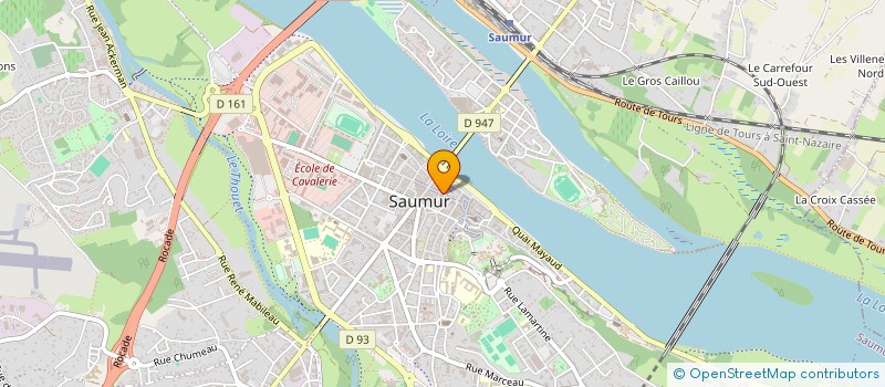 localisation de l'entreprise ZOE  SAUMUR