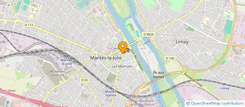 localisation de l'entreprise ZOE à MANTES-LA-JOLIE