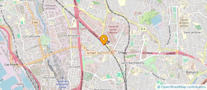 localisation de l'entreprise ZOE  MARSEILLE