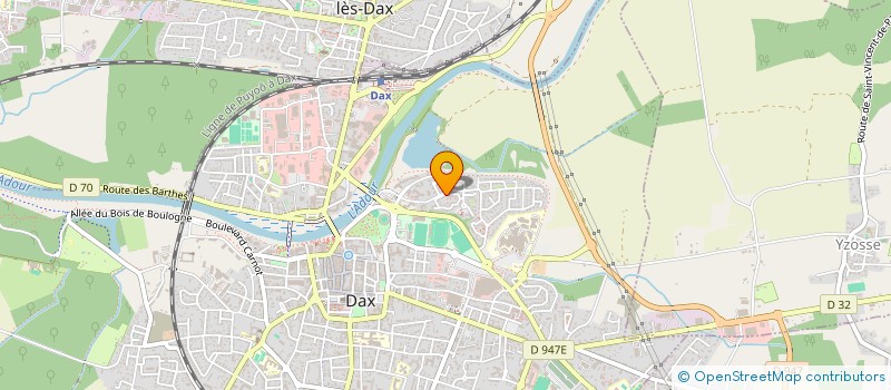 localisation de l'entreprise ZOE à DAX