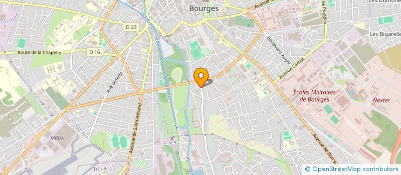 localisation de l'entreprise ZOE  BOURGES