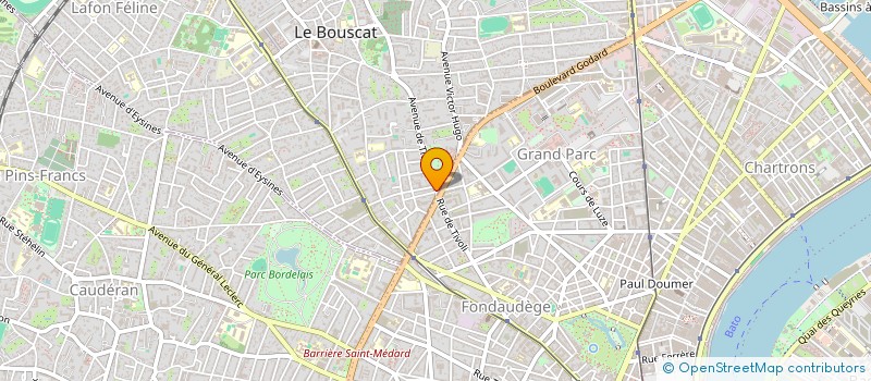 localisation de l'entreprise ZOE à LE BOUSCAT