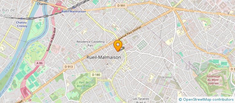 localisation de l'entreprise ZOE ASSOCIES à RUEIL-MALMAISON