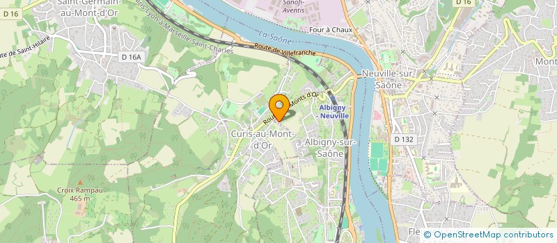 localisation de l'entreprise ZOE-BGSA  ALBIGNY-SUR-SAONE