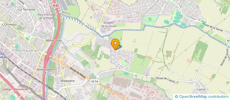 localisation de l'entreprise ZOE ET CIE  SAINT-ORENS-DE-GAMEVILLE