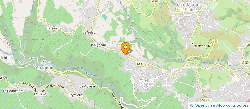 localisation de l'entreprise ZOE MARAS  GENILAC