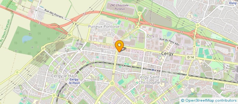 localisation de l'entreprise ZOE NRJ  CERGY