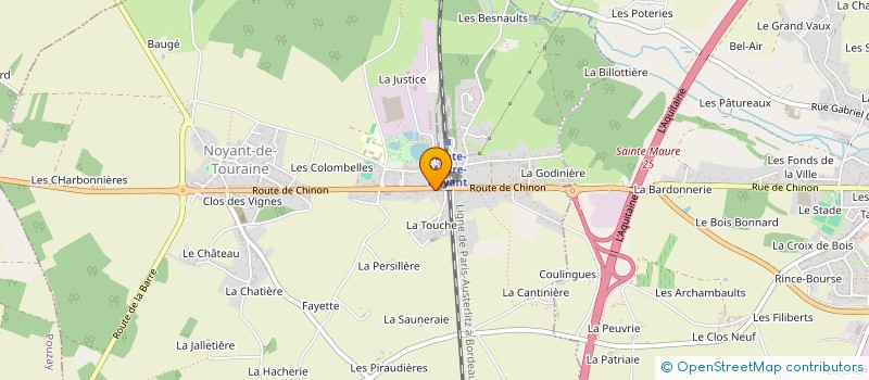 localisation de l'entreprise ZOE TOM  NOYANT-DE-TOURAINE