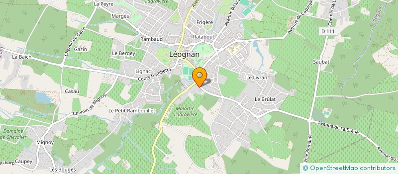 localisation de l'entreprise ZOE VTC  LEOGNAN