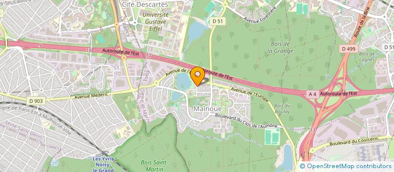 localisation de l'entreprise ZOEA  EMERAINVILLE