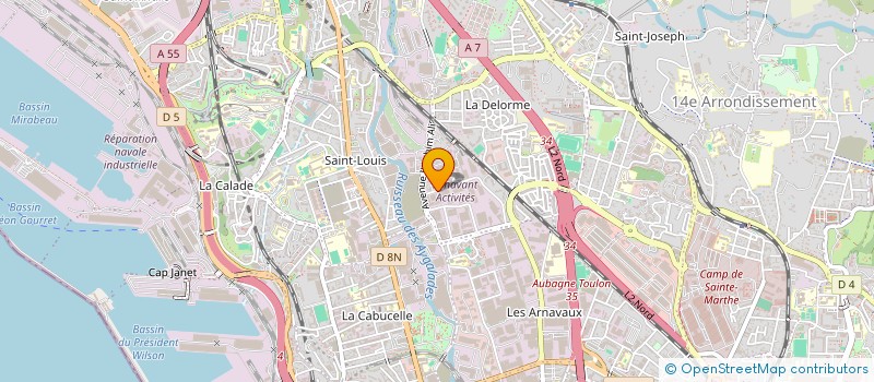 localisation de l'entreprise ZOECO à MARSEILLE