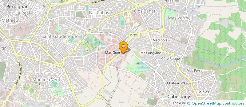 localisation de l'entreprise ZOELICA  CABESTANY