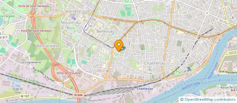 localisation de l'entreprise ZOEMA à NANTES