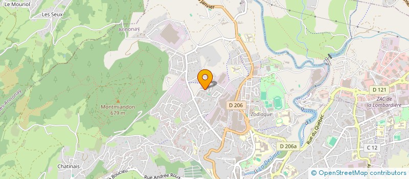 localisation de l'entreprise ZOEMAR  ROIFFIEUX