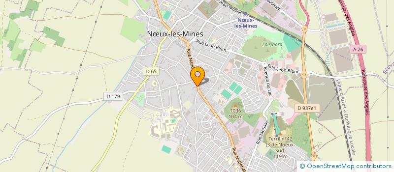 localisation de l'entreprise ZOEUX AUTOS  NUX-LES-MINES