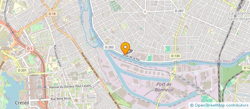 localisation de l'entreprise ZOEVIE SERVICES à SAINT-MAUR-DES-FOSSES