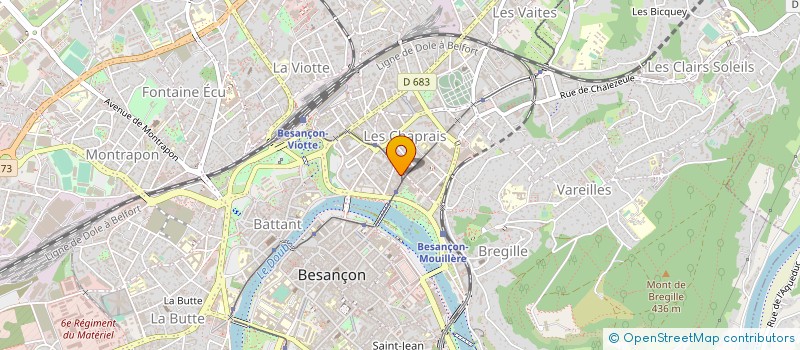 localisation de l'entreprise ZOGA à ROMAIN