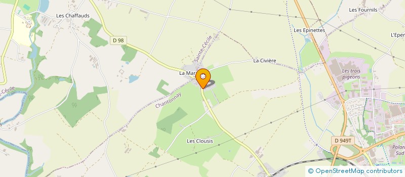 localisation de l'entreprise ZOGOLA  CHANTONNAY