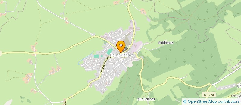 localisation de l'entreprise ZOGU  DAMPRICHARD