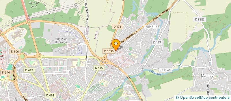 localisation de l'entreprise ZOHA  RUBELLES