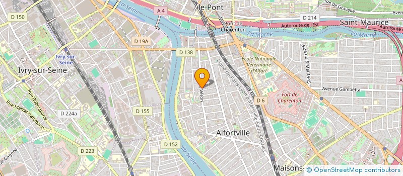 localisation de l'entreprise ZOHAR à ALFORTVILLE