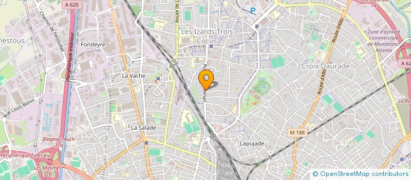 localisation de l'entreprise ZOHER  TOULOUSE