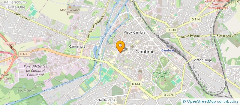 localisation de l'entreprise ZOHOHA à CAMBRAI