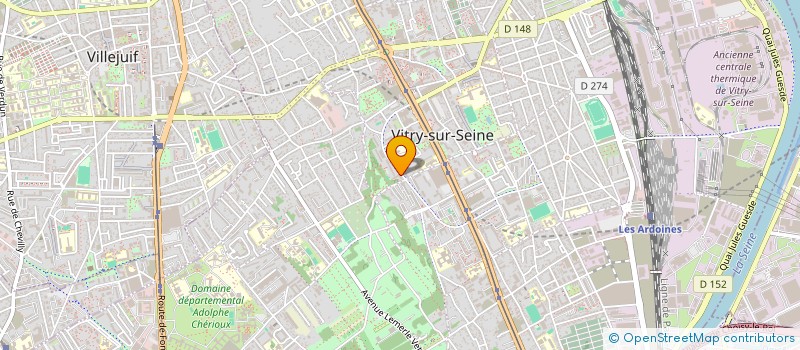 localisation de l'entreprise ZOHOUR à VITRY-SUR-SEINE