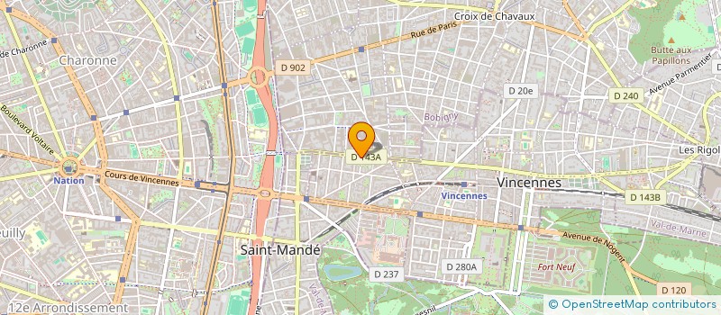 localisation de l'entreprise ZOHRA AYA à VINCENNES