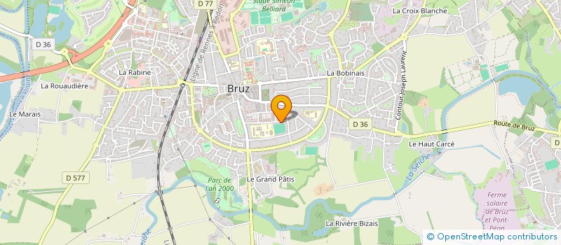 localisation de l'entreprise ZOI à BRUZ