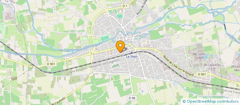 localisation de l'entreprise ZOINEO  LE THOR