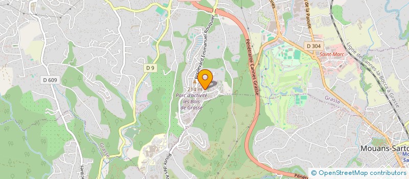 localisation de l'entreprise ZOIS FINE FOOD AND BEVERAGES TRADING  GRASSE