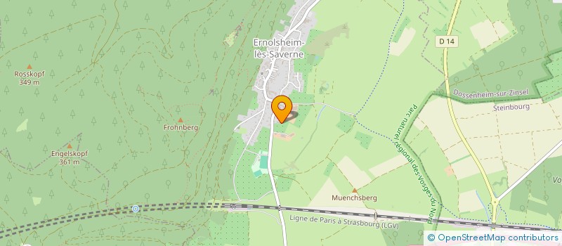 localisation de l'entreprise ZOJACK  ERNOLSHEIM-LES-SAVERNE