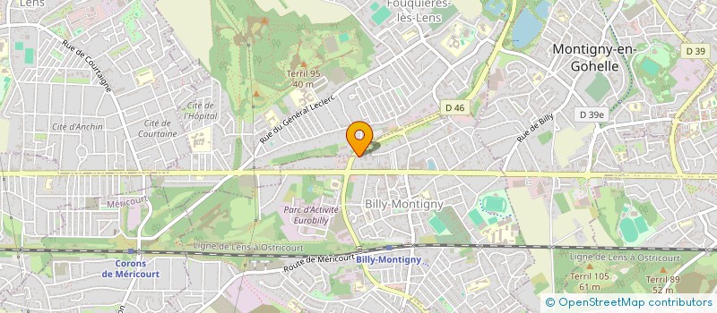 localisation de l'entreprise ZOKASTECH à BILLY-MONTIGNY