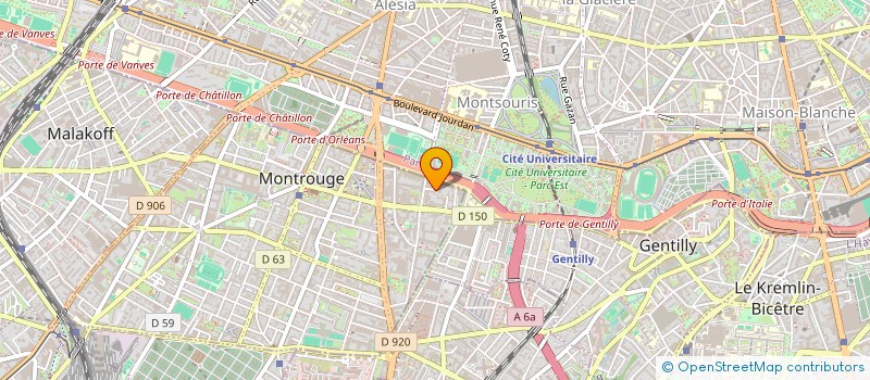 localisation de l'entreprise ZOL AUTO à MONTROUGE