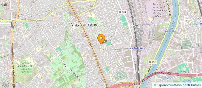 localisation de l'entreprise ZOL TAXI  VITRY-SUR-SEINE