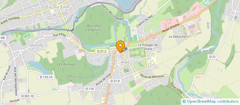 localisation de l'entreprise ZOLA à ANET