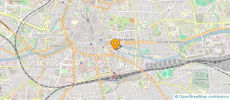 localisation de l'entreprise ZOLA 60  RENNES