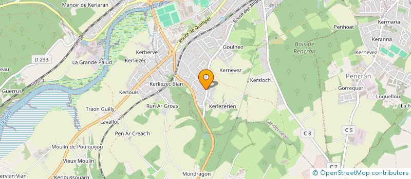 localisation de l'entreprise ZOLA  LANDERNEAU