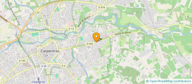 localisation de l'entreprise ZOLA COMPANY  CARPENTRAS